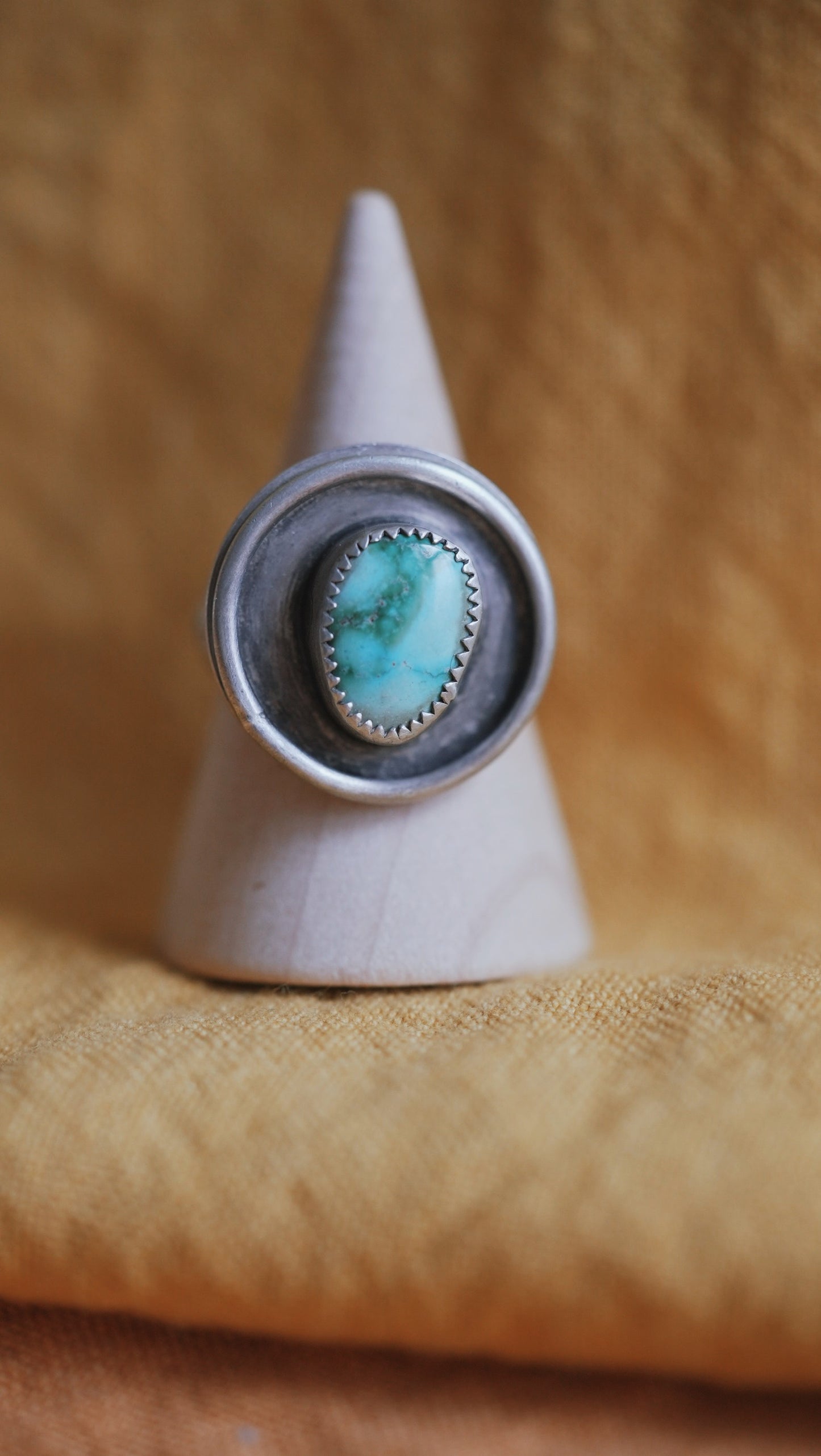 Cowboy Hat Turquoise Ring (size 8)