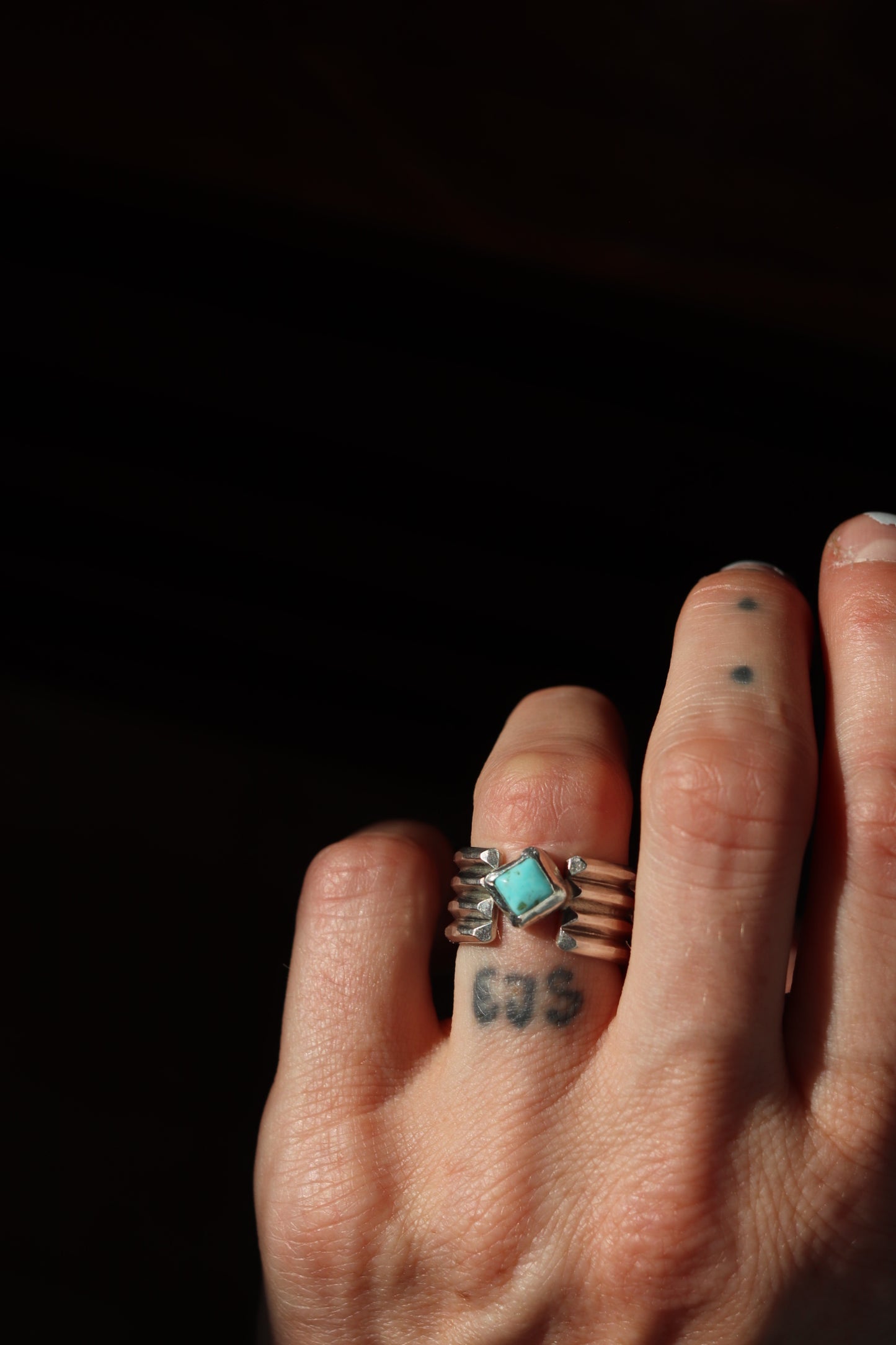 Tide Pools Ring #2 // Turquoise (size 5.75)