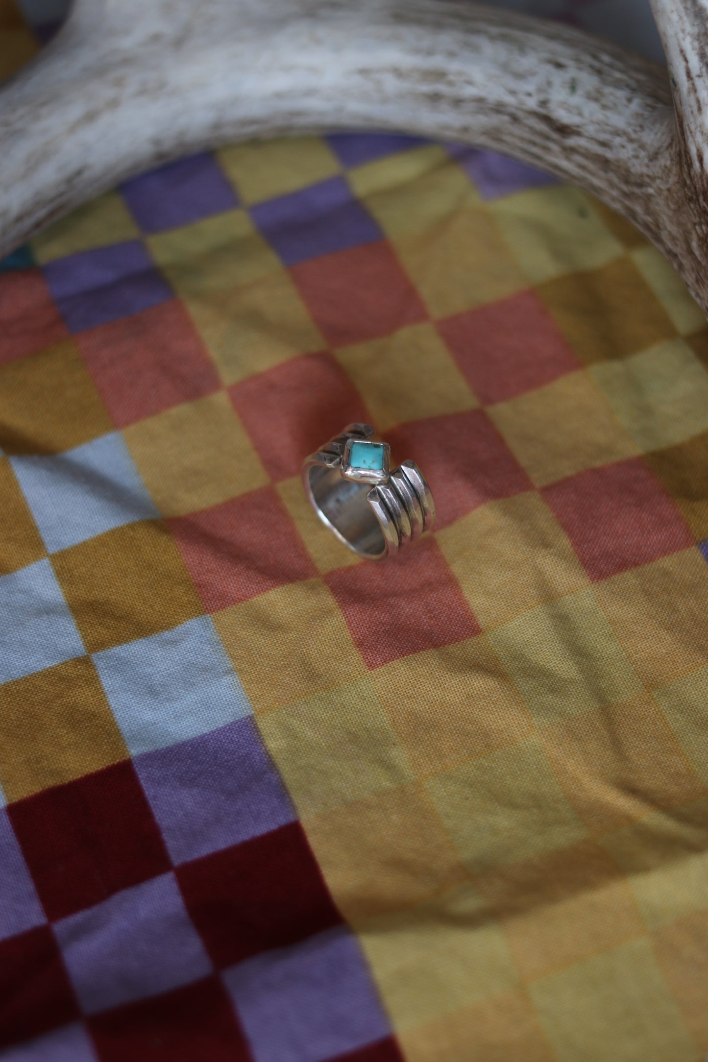 Tide Pools Ring #2 // Turquoise (size 5.75)