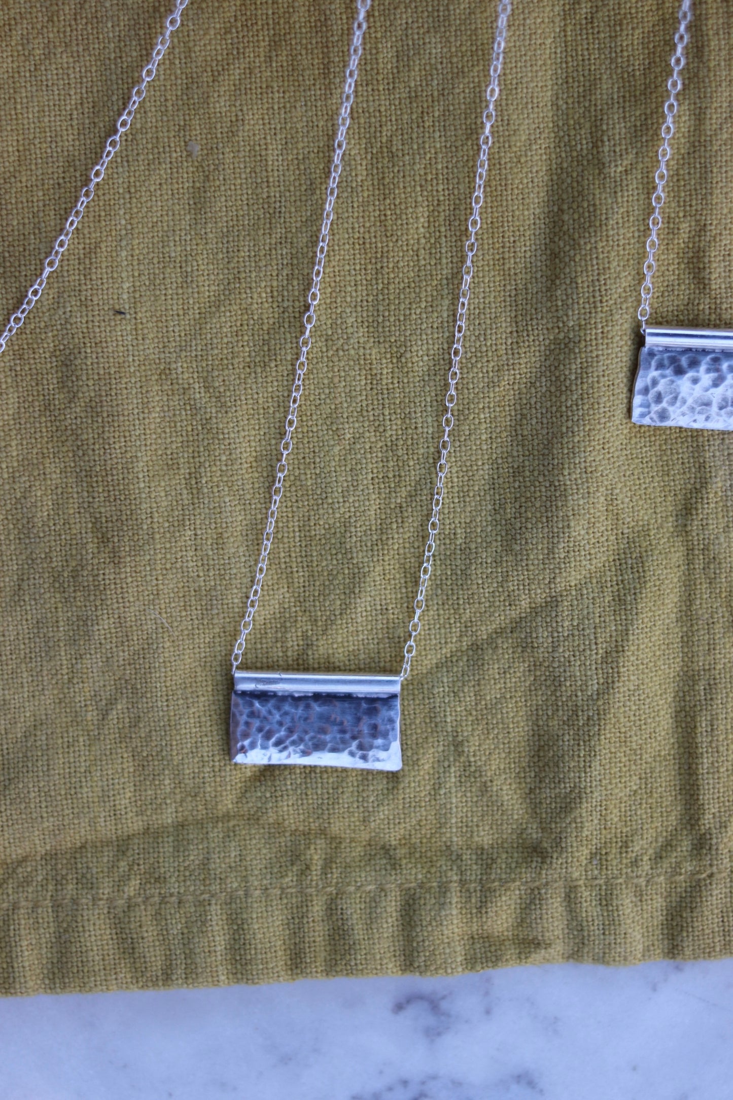 Hammered Silver Pendant // October Collection '23