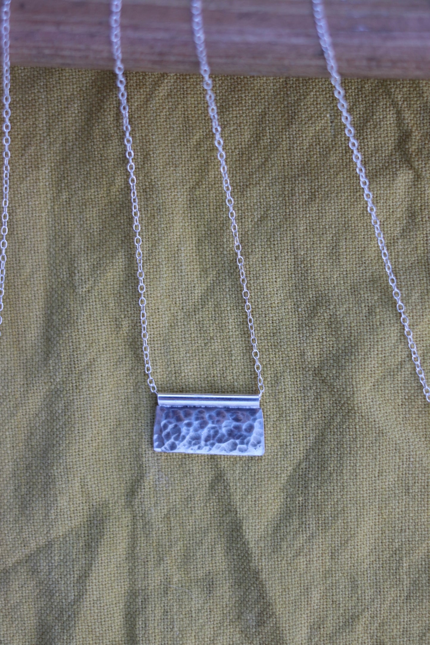 Hammered Silver Pendant // October Collection '23
