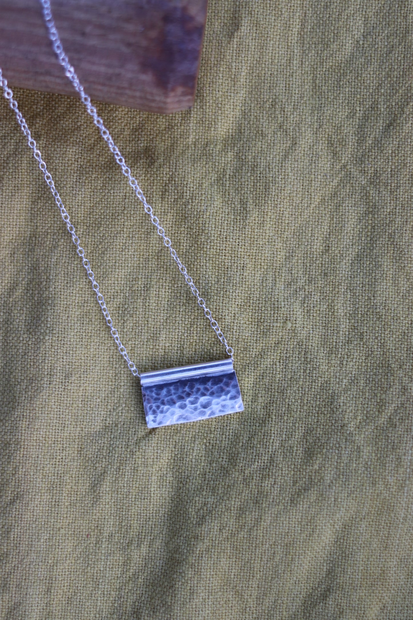 Hammered Silver Pendant // October Collection '23
