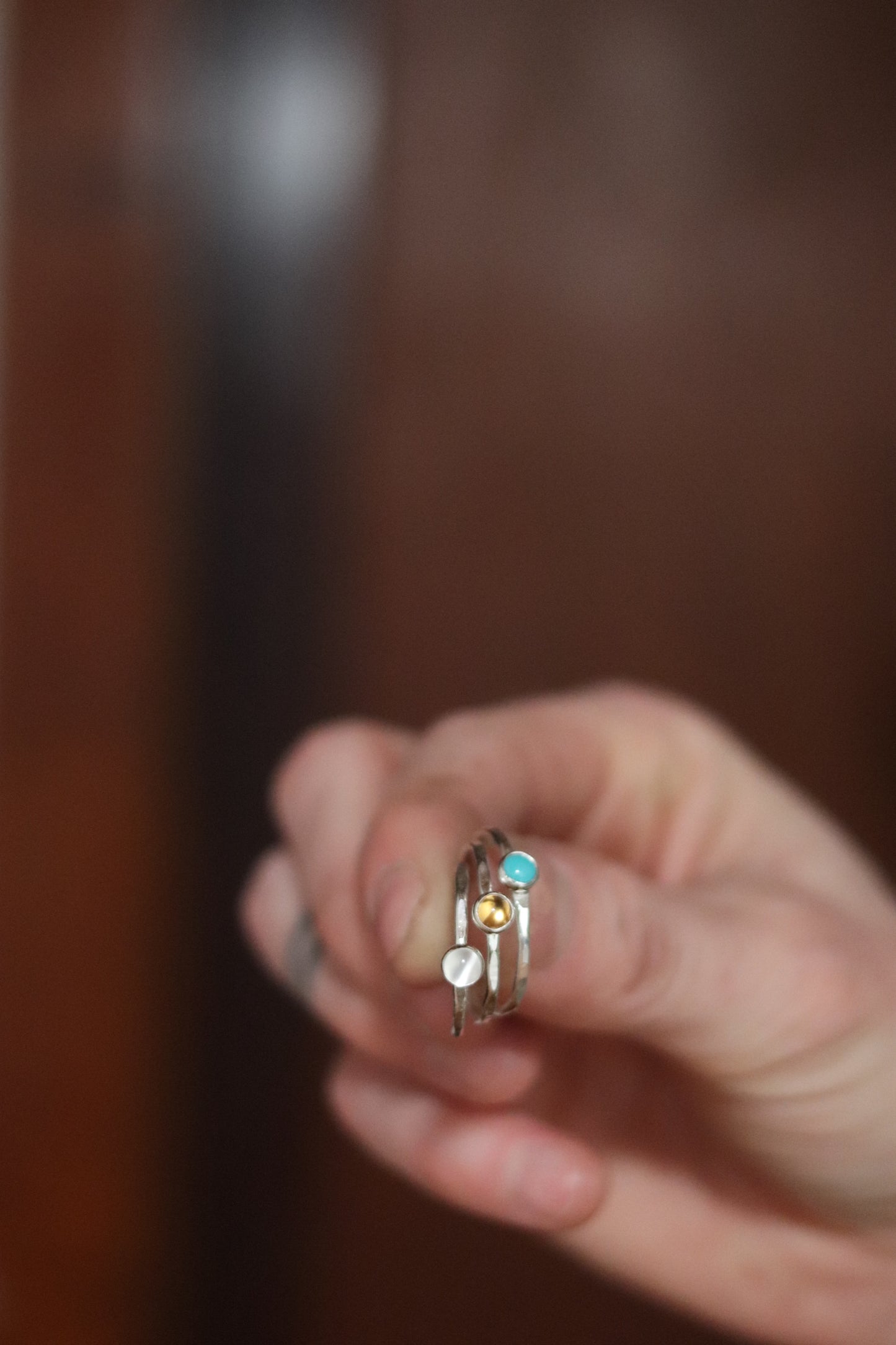 Turquoise Minimalist Ring (multiples sizes)