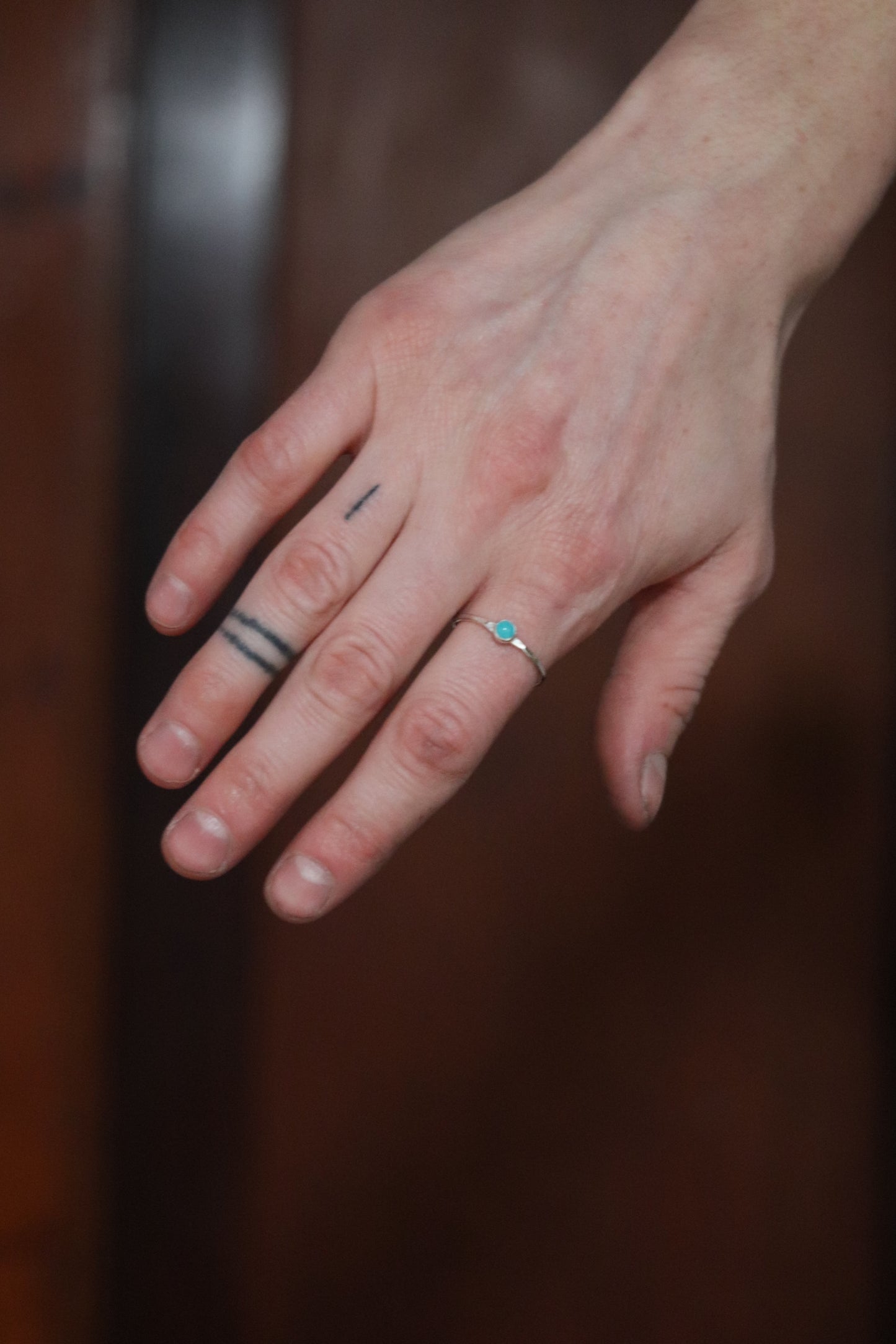 Turquoise Minimalist Ring (multiples sizes)